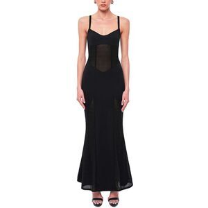 Ow Womens Serenity Maxi Dress, Black